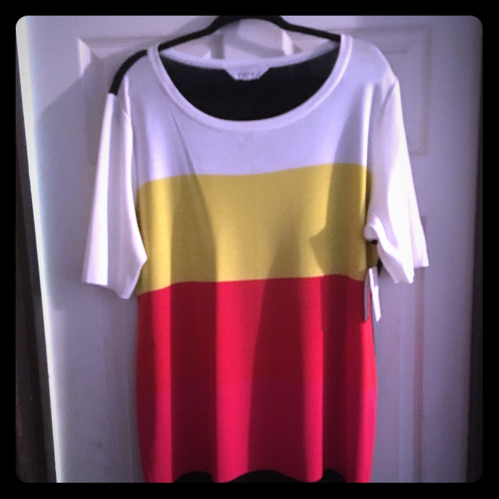 Misook multi-color dress
